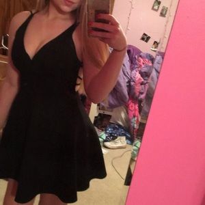 black dress